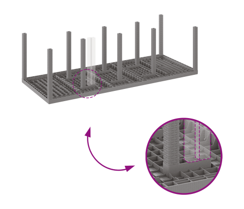 11 Daļu Dārza Ēdamgaldu Komplekts Gaiši Pelēks Poliretāns Vidaxl