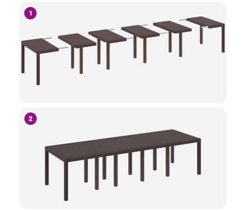 13 Daļu Dārza Ēdamgalds Ar Spilveniem Brūnā Poli Rotangpalmā Vidaxl