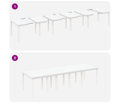 11 Daļu Dārza Ēdamgalds Ar Spilveniem Balts Poli Rotangs Vidaxl