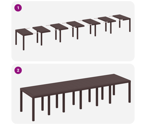 13 Daļu Dārza Komplekts Ar Spilveniem Brūnā Polirotangā Vidaxl