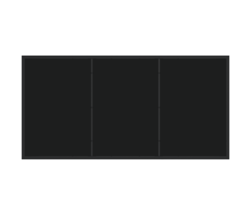 5 Priekšmetu Dārza Ēdamgalds Melnā Tekstilēnā Un Tērauda Vidaxl