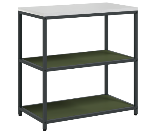 Virtuves Glabāšanas Komplekts 2 Pcs Olīvu Zaļš 150 X 50 X 92 Cm Vidaxl