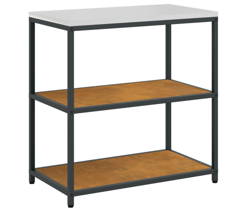 Virtuves Glabāšanas Komplekts 2 Pcs Rūsa 150 X 50 X 92 Cm Vidaxl