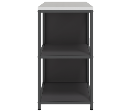 Virtuves Glabāšanas Komplekts 2 Pcs Melna 150 X 50 X 92 Cm Vidaxl