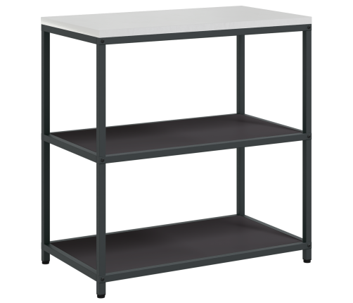 Virtuves Glabāšanas Komplekts 3 Pcs Melna 210 X 50 X 92 Cm Vidaxl