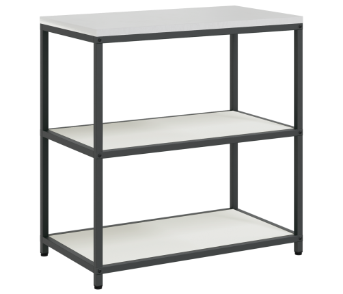 Virtuves Glabāšanas Komplekts 3 Pcs Balta 210 X 50 X 92 Cm Vidaxl