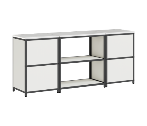 Virtuves Glabāšanas Komplekts 3 Pcs Balta 210 X 50 X 92 Cm Vidaxl