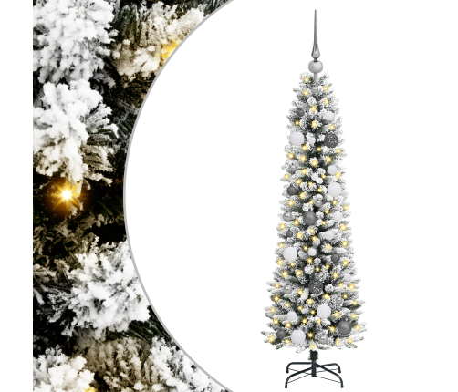 Ziemassvētku Koks Balta 150 Cm Pvc Vidaxl