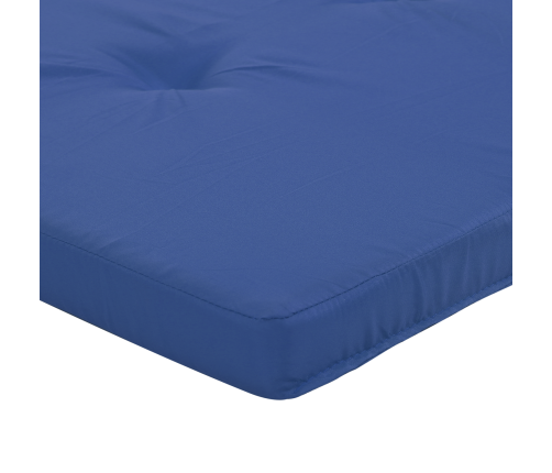 Zilo Spilvenu Komplekts Zils Kokvilna, Koks Standarta Vidaxl