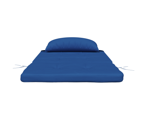 Zilo Spilvenu Komplekts Zils Kokvilna, Koks Standarta Vidaxl