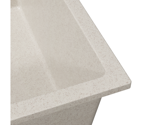 Virtuves Izlietne Bēša Granīta Vidaxl