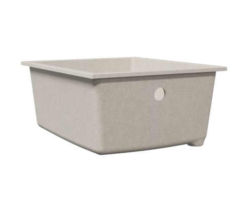 Virtuves Izlietne Bēša Granīta Vidaxl