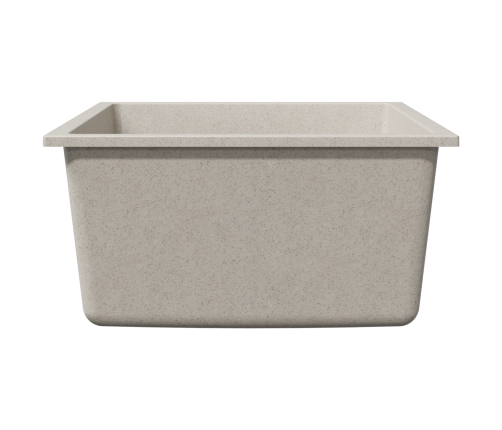 Virtuves Izlietne Bēša Granīta Vidaxl