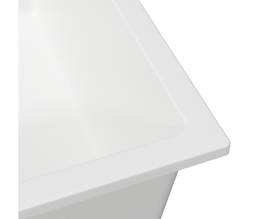 Virtuves Izlietne No Baltā Granīta Vidaxl