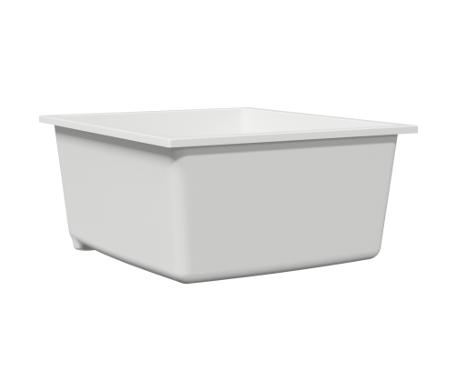 Virtuves Izlietne No Baltā Granīta Vidaxl