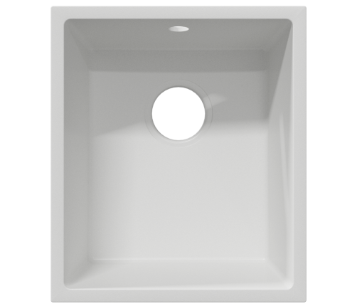 Virtuves Izlietne No Baltā Granīta Vidaxl