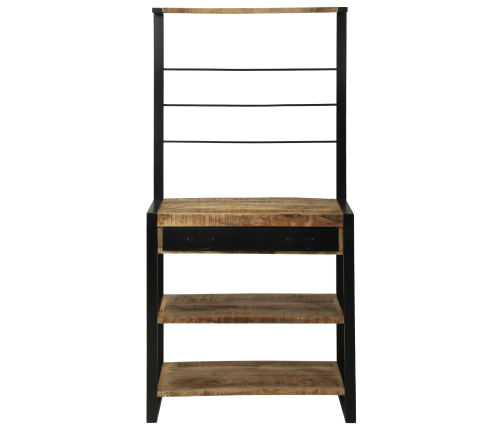 Virtuves Plaukts 80X40X160 Cm No Solidā Akācijas Koka Vidaxl