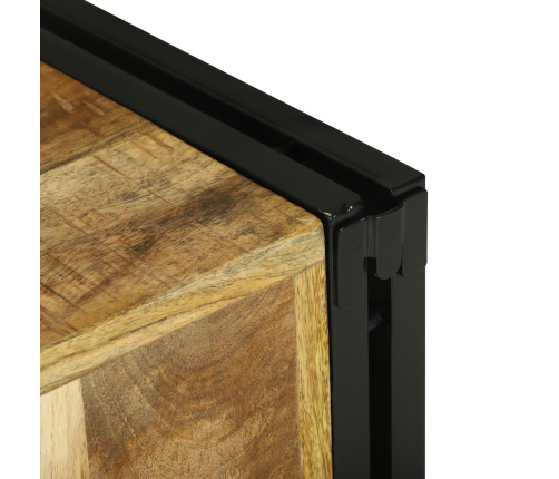 Vīna Plaukts 34.5 X 35 X 39 Cm Cietais Koks Raukts Mango Vidaxl