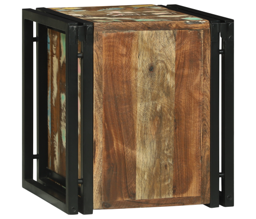 Vīna Plaukts 34.5X35X39 Cm Solid Koks Pārstrādāts Vidaxl