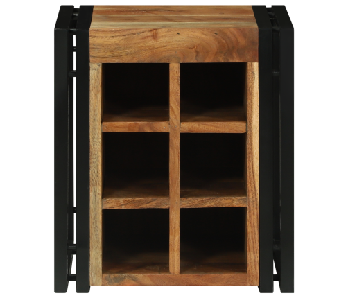 Vīna Statīvs 34.5X35X39 Cm Ciets Akācijas Koks Vidaxl