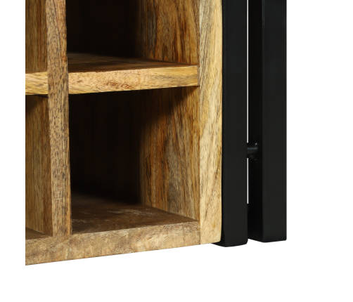 Vīna Statīvs 46X35X27.5 Cm Masīvkoks Rauka Mango Vidaxl