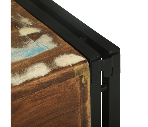 Vīna Plaukts 46X35X27.5 Cm Cietais Koks Pārstrādāts Vidaxl