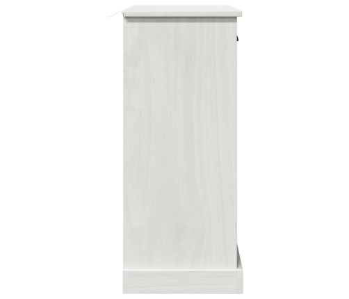 Vannas Istabas Skapītis Balta 68 X 34 X 80 Cm Priedes Masīvkoks Vidaxl