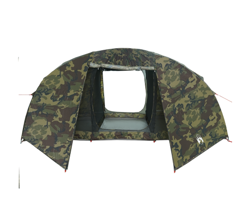 Zvejas Telts 7 Cilvēku Kamuflāžas Ūdensnecaurlaidīgs Vidaxl