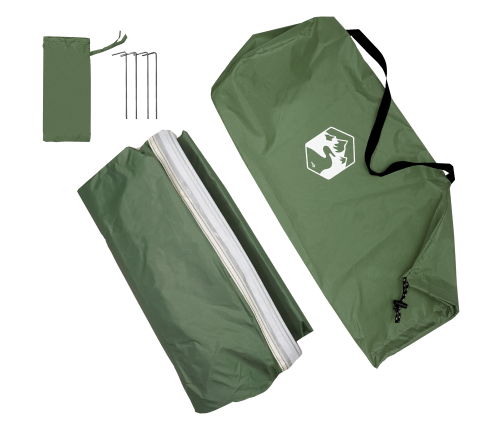 Zaļā Karavānas Piebūve 300X240 Cm Ūdensnecaurlaidīga Vidaxl