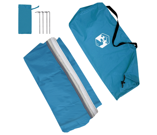 Zila Karavānas Nojume 350 X 240 Cm - Ūdensizturīga Vidaxl