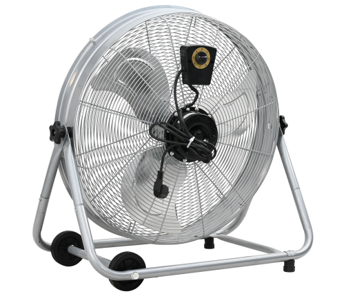 Ventilators Uz Riteņiem, 3 Ātrumi, Sudraba Krāsā, Φ64 Cm Vidaxl