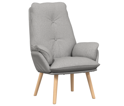 Atpūtas Krēsls Mākonīga Pelēka Auduma Vidaxl