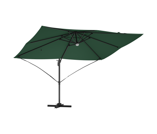 Zaļš Kantīlvers Lietussargs Zaļš Poliesteris, Metāls Liels Vidaxl