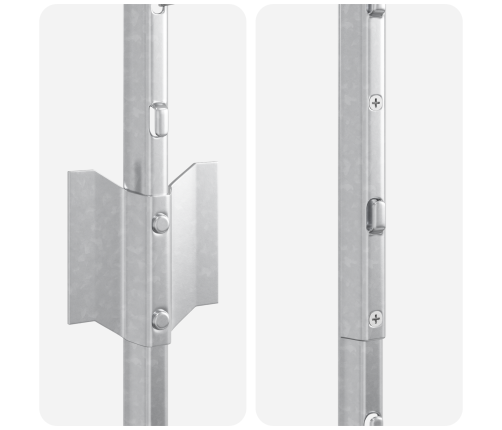 Žoga Stabi 10 Gab. U Formas Cinkots Tērauds 100 Cm Vidaxl