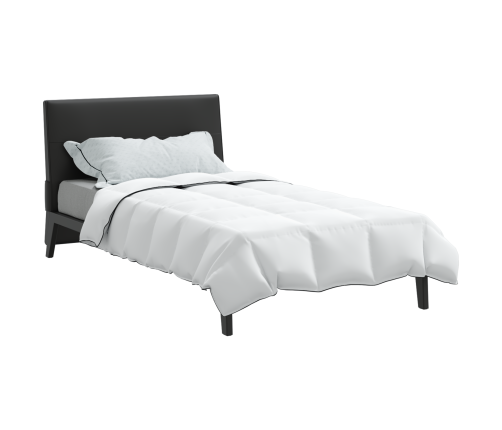 Ziemas Gultas Sega Balta 135 X 220 Cm 105Gsm Persiku Poliesters Vidaxl