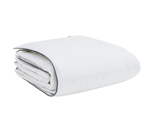 Ziemas Gultas Sega Balta 140 X 220 Cm 105Gsm Persiku Poliesters Vidaxl