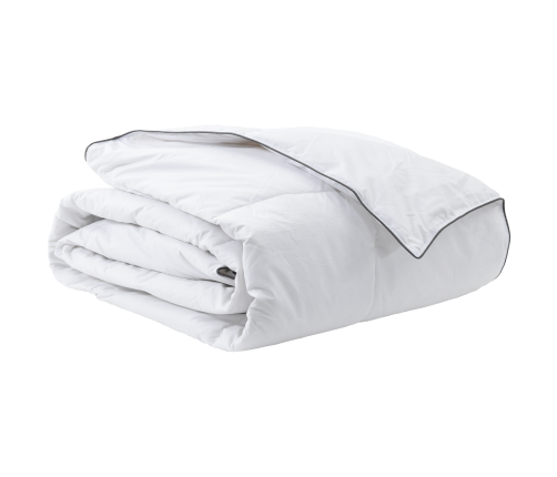 Ziemas Gultas Sega Balta 260 X 220 Cm 105Gsm Persiku Poliesters Vidaxl