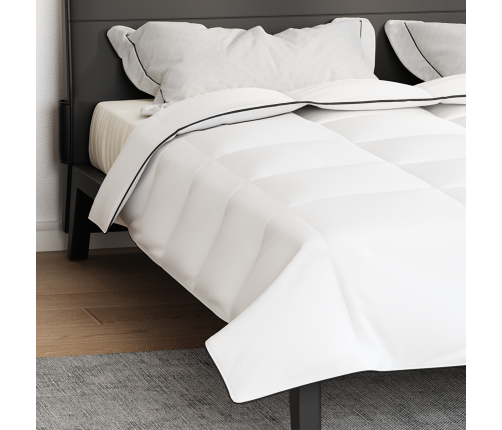 Ziemas Gultas Sega Balta 260 X 220 Cm 105Gsm Persiku Poliesters Vidaxl