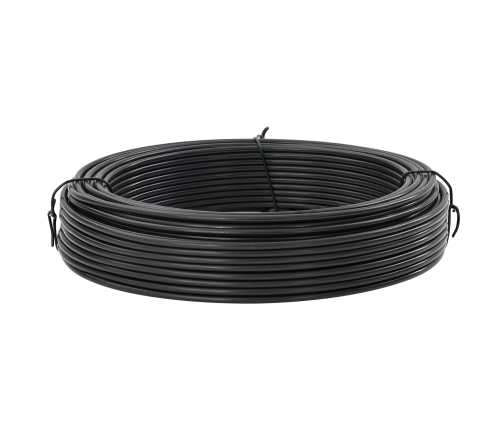 Žoga Saistīšanas Stieple Antracīta 80 M Pvc Pārklāts Tērauds Vidaxl