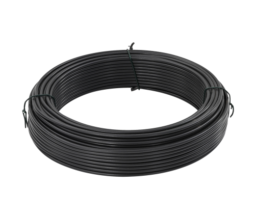 Žoga Saistīšanas Stieple Antracīta 80 M Pvc Pārklāts Tērauds Vidaxl