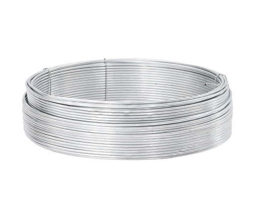 Žoga Saistīšanas Stieple Sudraba 33 M Karsti Cinkots Tērauds Vidaxl