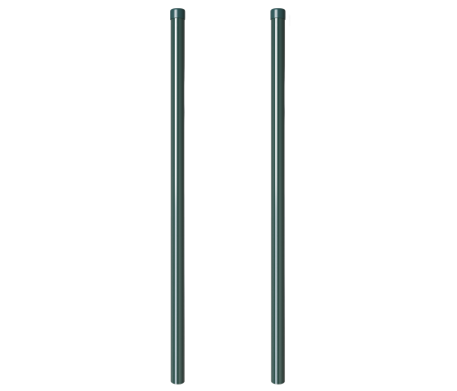 Žoga Stabi 2 Pcs Zaļa 120 Cm Pulverkrāsots Tērauds Vidaxl