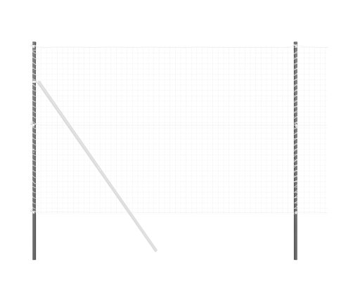 Žoga Stabi 2 Pcs Pelēka 210 Cm Pulverkrāsots Tērauds Vidaxl