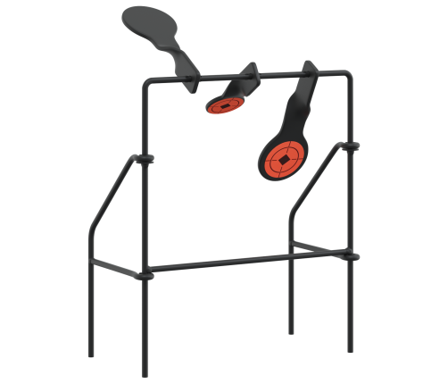 Šaušanas Mērķis Melna 40 X 34 X 53 Cm Tērauds Vidaxl