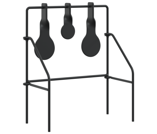 Šaušanas Mērķis Melna 40 X 34 X 53 Cm Tērauds Vidaxl