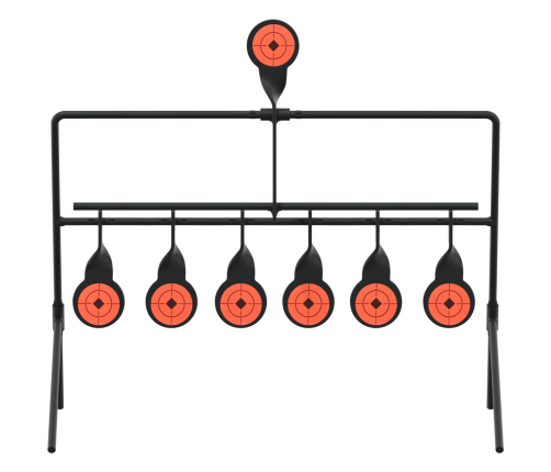 Šaušanas Mērķis Melna 40 X 34 X 53 Cm Tērauds Vidaxl