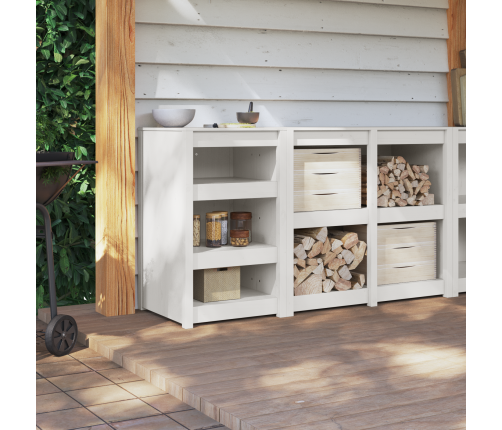 Virtuves Skapis Balta Priede Cieta Priede Standarta Vidaxl