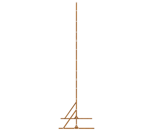 Žoga Paneļi 100 X 50 X 180 Cm Nerūsējošs Tērauds Vidaxl