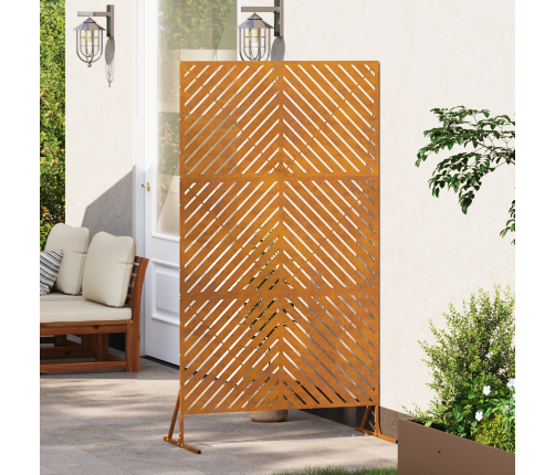 Žoga Paneļi 100 X 50 X 180 Cm Nerūsējošs Tērauds Vidaxl