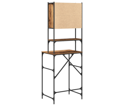 Veļas Mašīnas Skapis Vieglais Koks 68X48.5X194 Cm Vidaxl